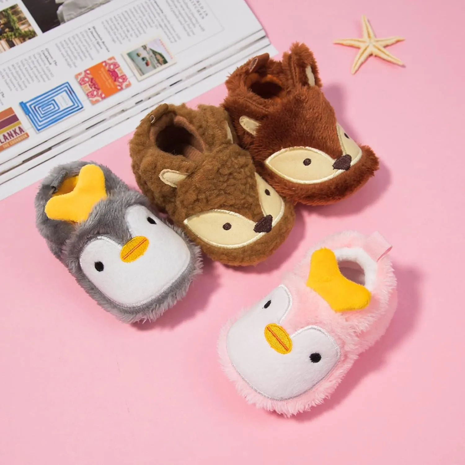 Big Boy Slipper Warm Winter Baby Shoes Cute Shape Christmas Baby Shoes Baby Soft Sole Slippers Infant Size 4 Shoes