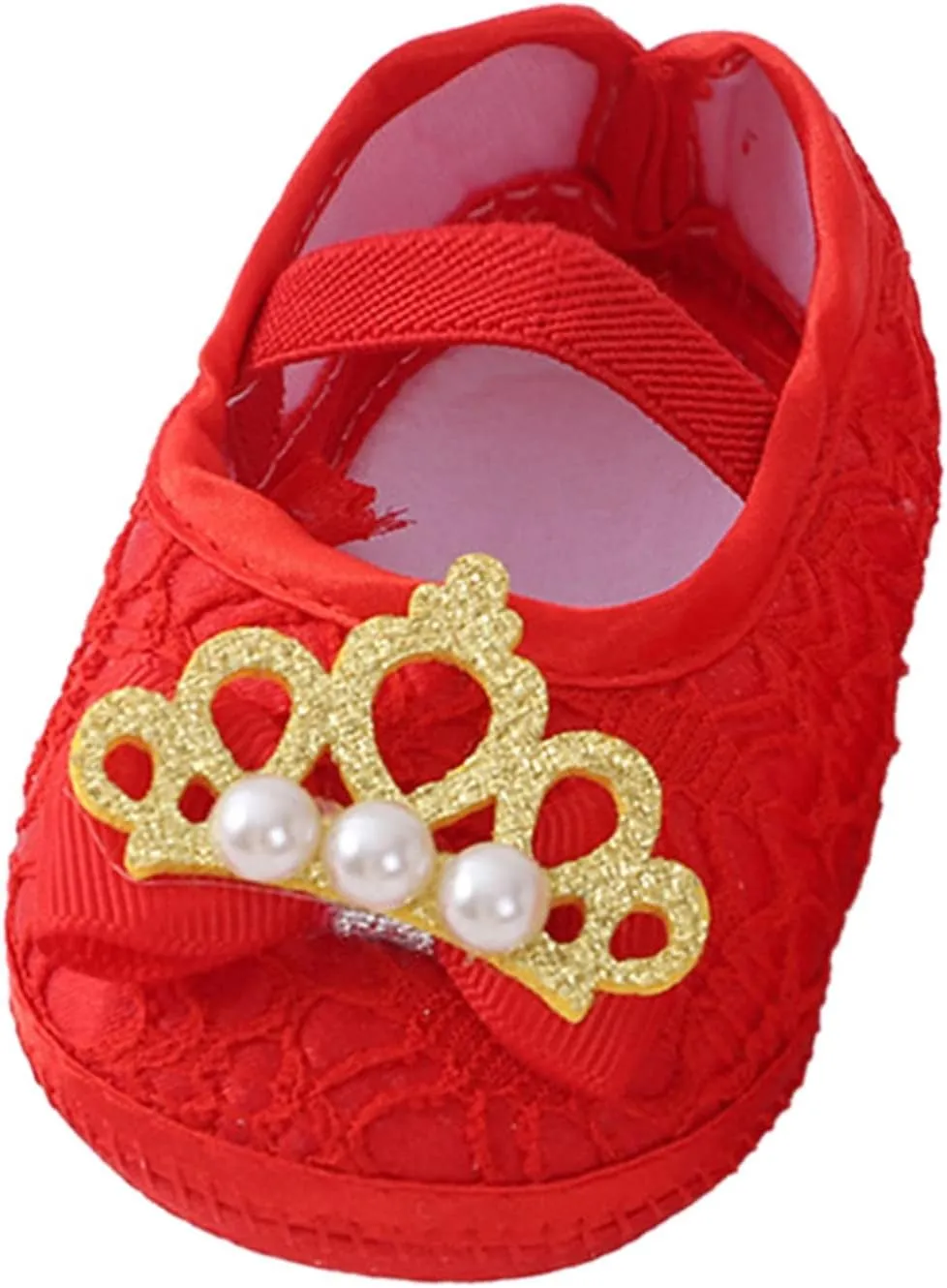Big Kids Moccasins Baby Shoes Fashion Soft Sole Toddler Shoes Pearl Dress Flower Princess Shoes Girls Winter Slippers