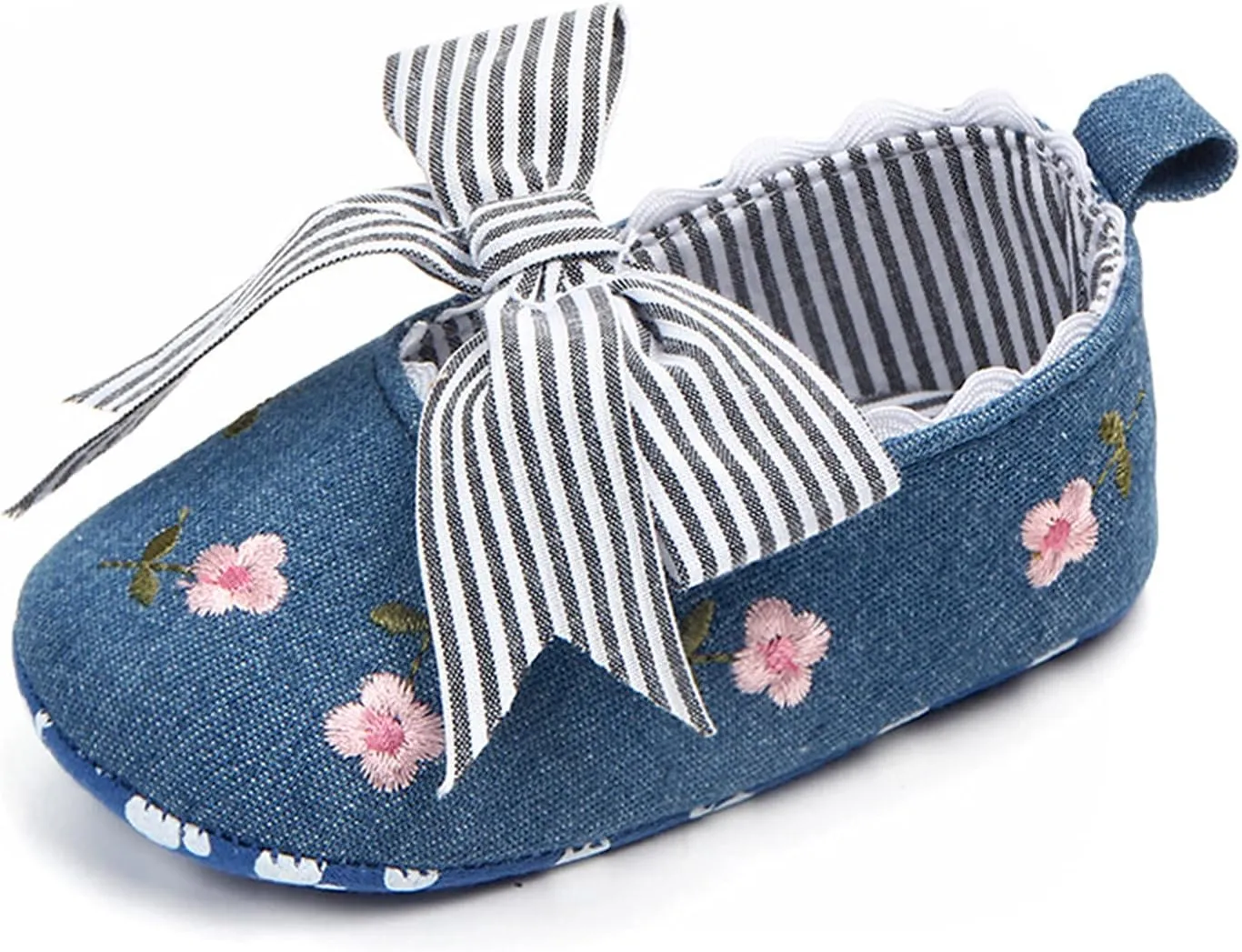 Boy Slip on Soft Shoes Floral Sandals Girls Shoes Bow Non-Slip First Baby Walking Soft Baby Size 2 Boys Shoes