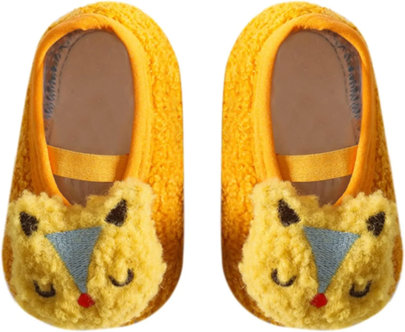 Boys and Girls Cartoon Character Pattern Warm Toddler Shoes Indoor Floor Socks Non Slip Fashion Toddler Shoes