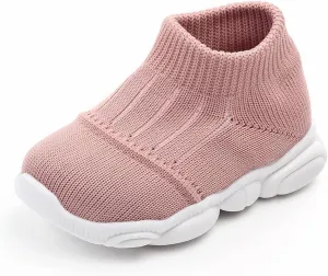 Boys and Girls Children's Shoes Fly Weaving Mesh Shoes Breathable Non Slip Baby Shoes Spring Casual Kid Size 2 Shoes