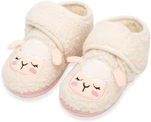 Boys Girls House Slippers Kids Warm Home Shoes Toddler Fuzzy Wool-Like House Shoes Indoor Outdoor Slippers