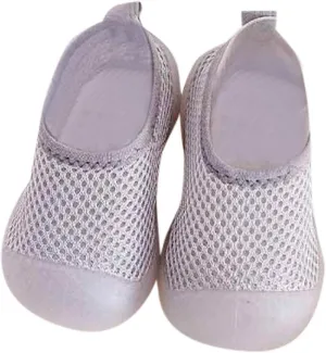 Boys Girls Low Heel Shoes Toddler Kids Infant Newborn Baby Boys Girls Summer Shoes Solid Soft Soles (Grey, 26 Toddler)