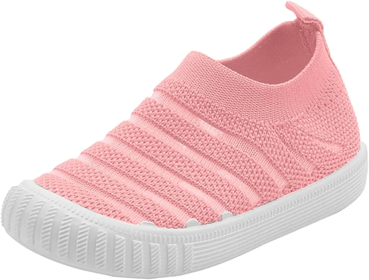 Boys' Sneakers Girls Summer Sneakers Flying Woven Mesh Breathable Comfortable Flat Casual Cute Shoes Black Sneakers