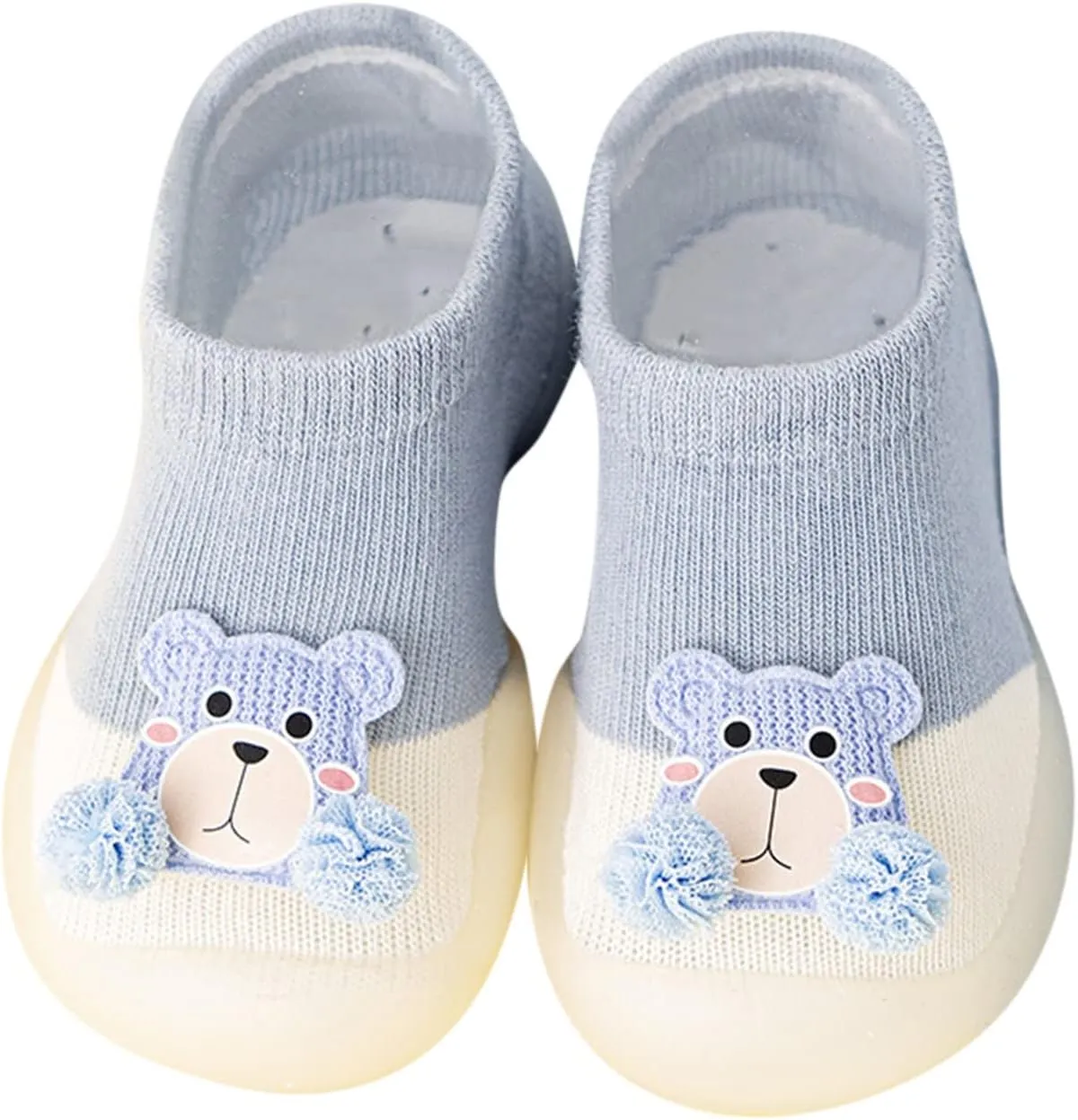 Boys Sport Shoes Toddler Kids Infant Newborn Baby Boys Girls Shoes Cute Cartoon Soft Soles First (Blue, 6-12 Months)