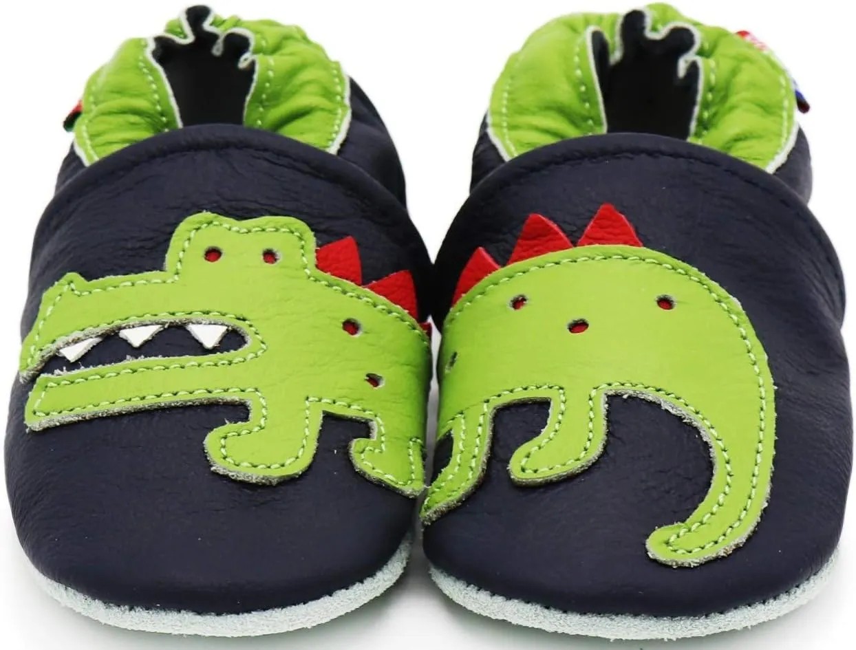 Carozoo 28 Designs Baby Boy Shoes Up to 5-6 Years Soft Sole Leather Kids Shoes