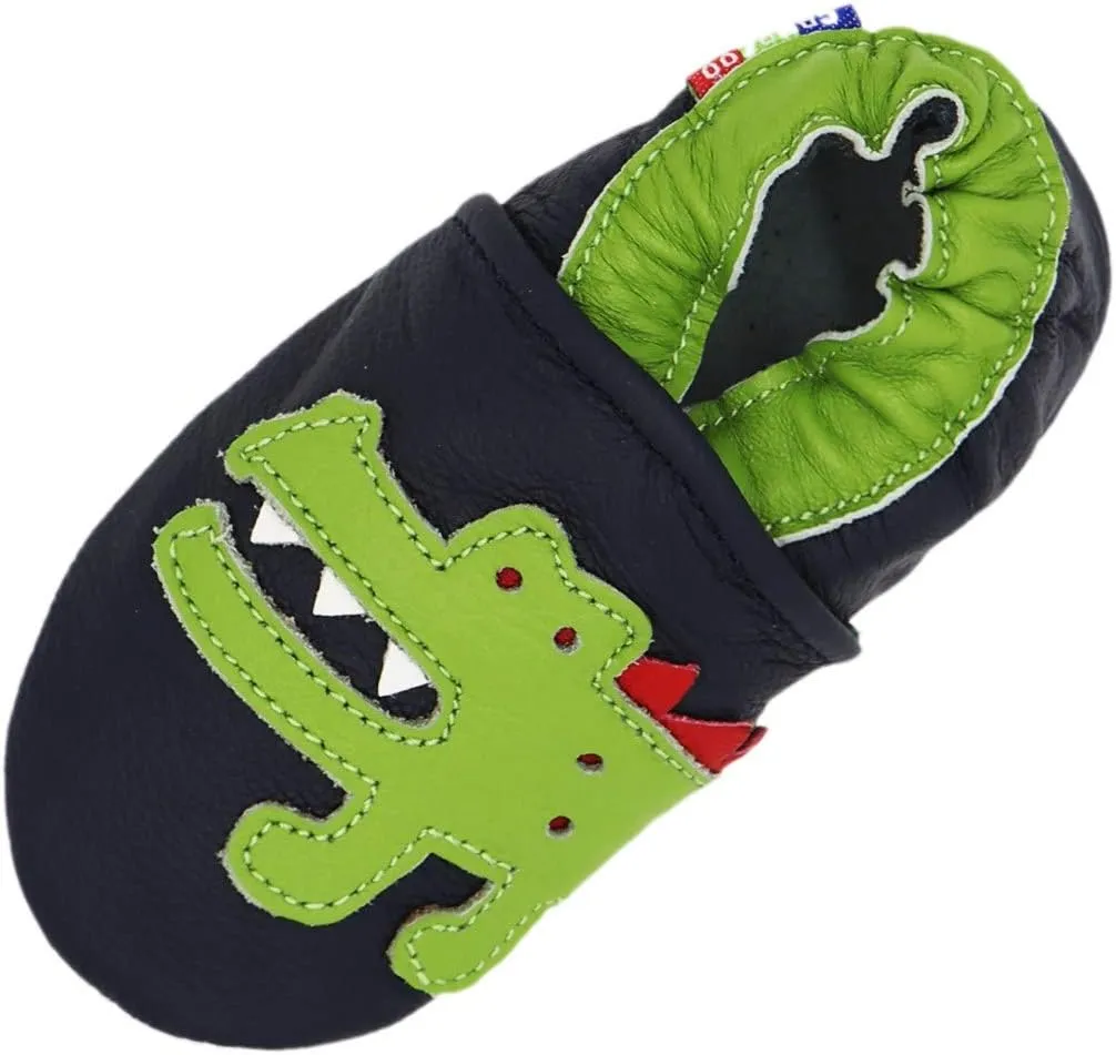Carozoo 28 Designs Baby Boy Shoes Up to 5-6 Years Soft Sole Leather Kids Shoes