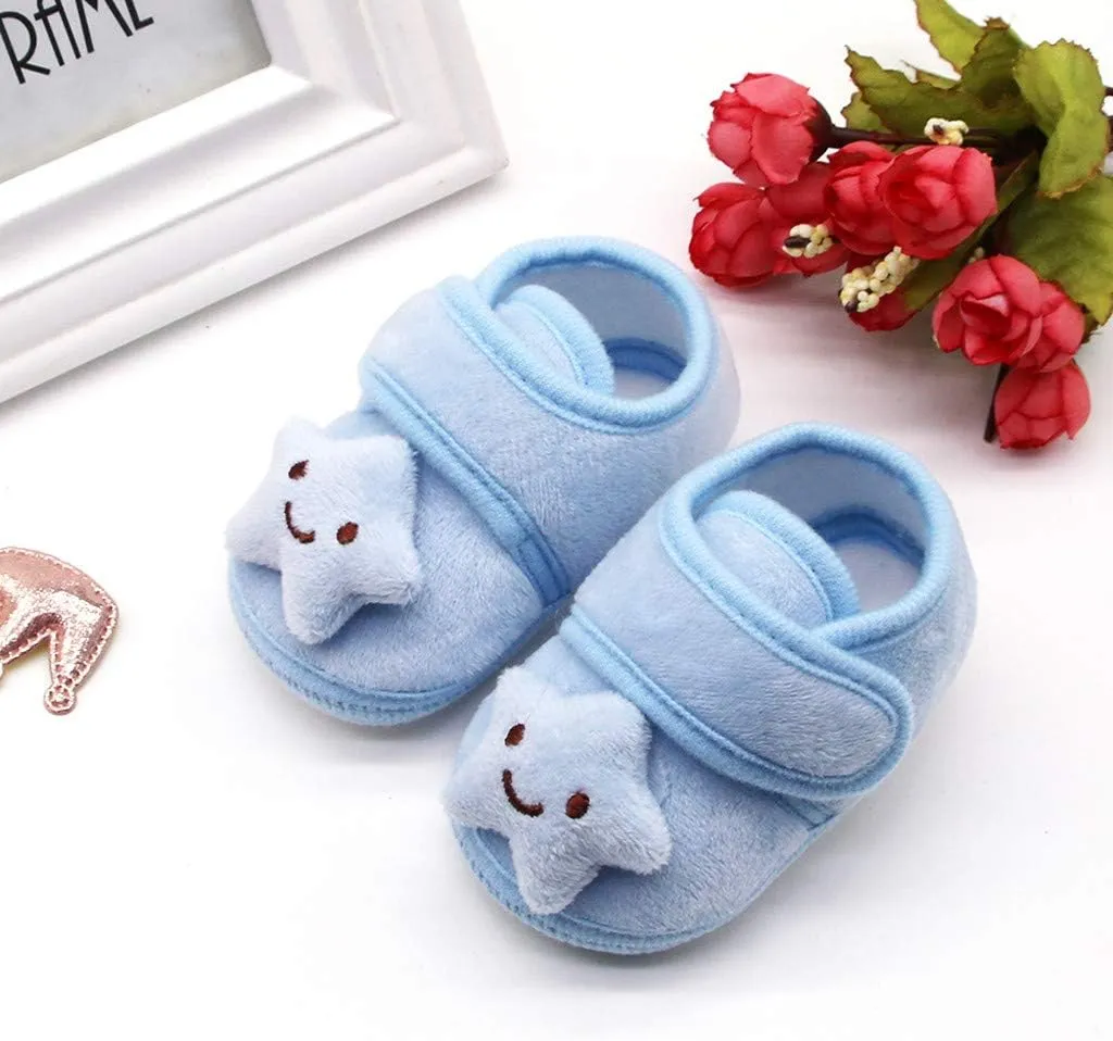 Casual Walking Shoes for Kids Tennis Shoes Little Boys Winter Plush Girls Cloud Infant Soft Warm Sole Shoes
