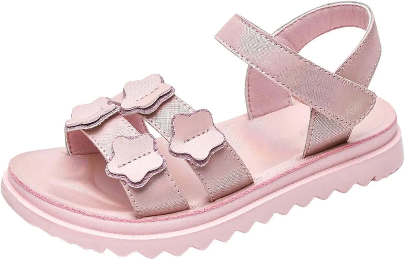 Children Autumn Shoes Toddler Girls Summer Outdoor Closed Toe Soft Rubber Sole Beach Shoes Dress Princess