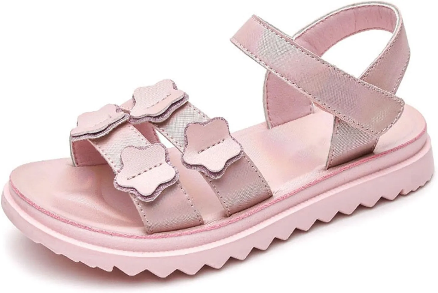Children Autumn Shoes Toddler Girls Summer Outdoor Closed Toe Soft Rubber Sole Beach Shoes Dress Princess