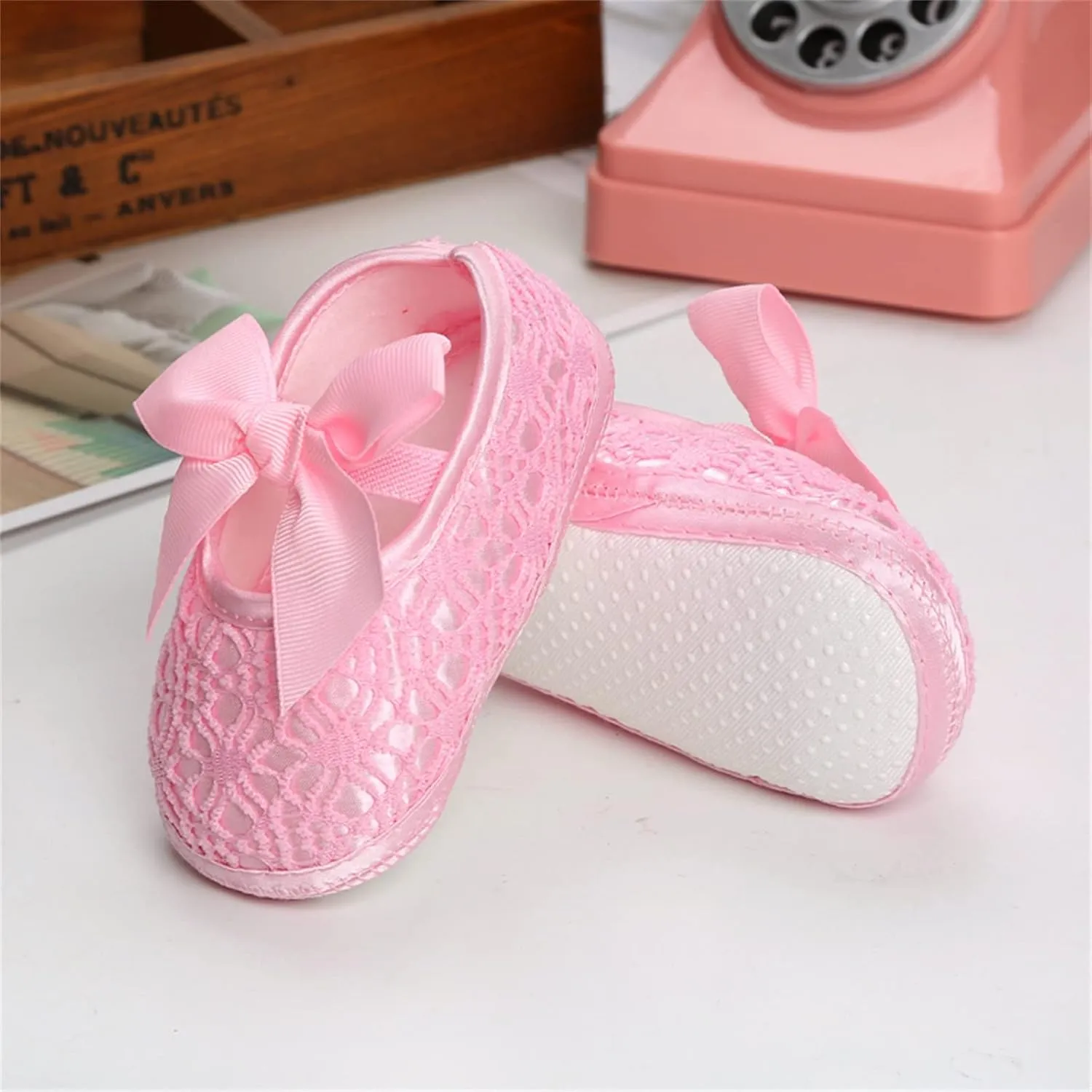 Children Infant Toddler Shoes Spring and Summer Girls Floor Sports Shoes Elastic Belt Slip On Baby Girl Shoes 3-6 Months