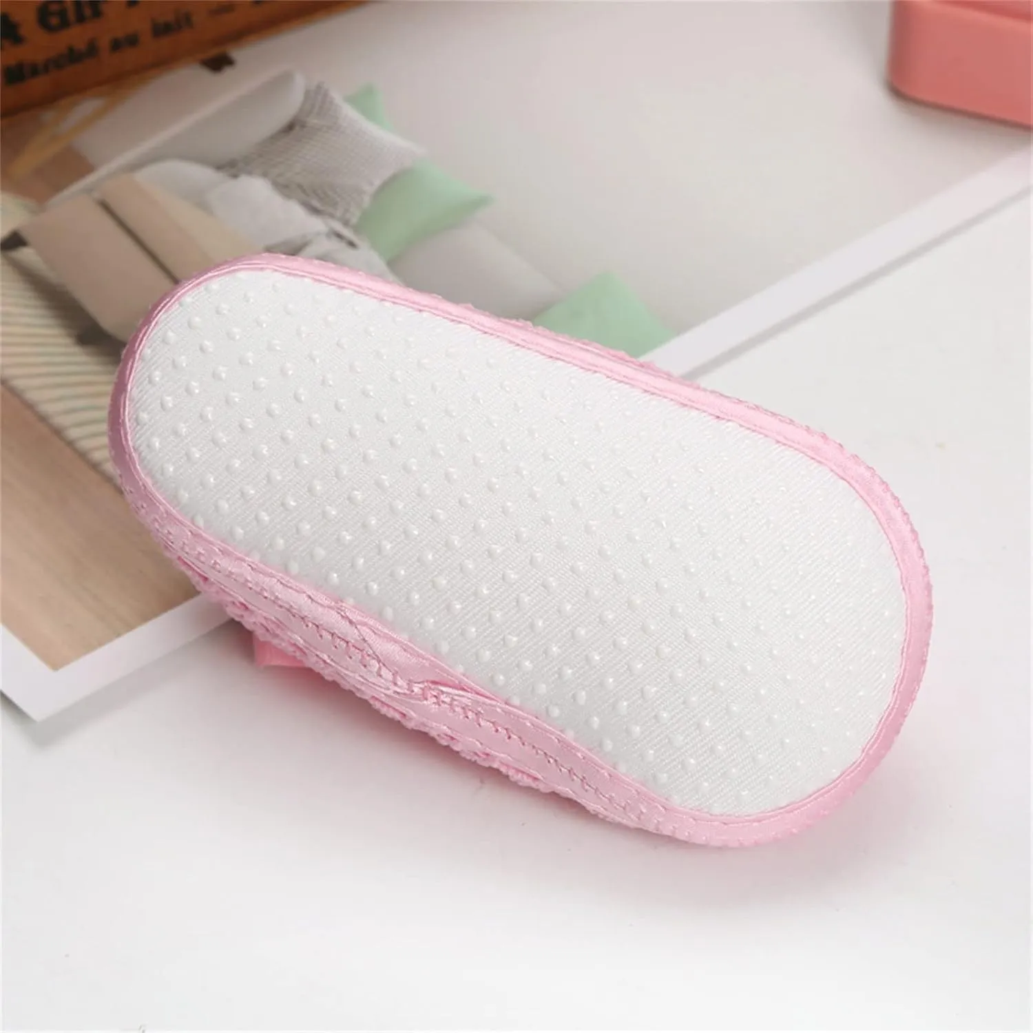 Children Infant Toddler Shoes Spring and Summer Girls Floor Sports Shoes Elastic Belt Slip On Baby Girl Shoes 3-6 Months