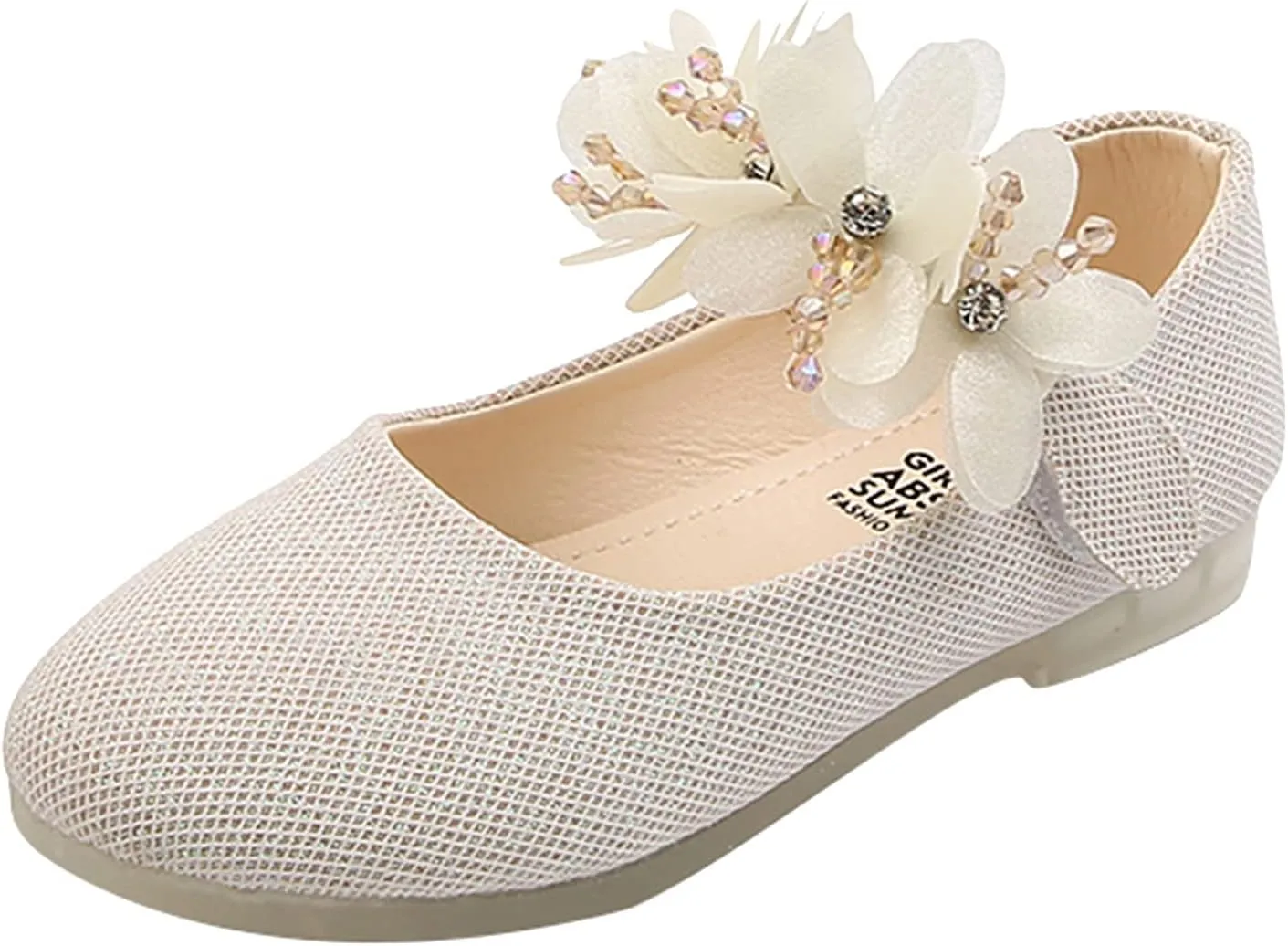 Children Soft Sole Shoes Sandals Toe Baby Dance Toddler Round Kids Princess Infant Shoes Girls Floral Girl's