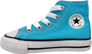 Converse All Star Girl's High Top Sneakers (Bleached Cyan, us_Footwear_Size_System, Infant, Women, Numeric, Medium, Numeric_5)