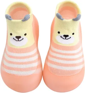 Cute Baby Walking Shoes Baby Breathable Duck Soft Rubber Sole Shoes Indoor and Outdoor Floor Socks Non-Slip Sock