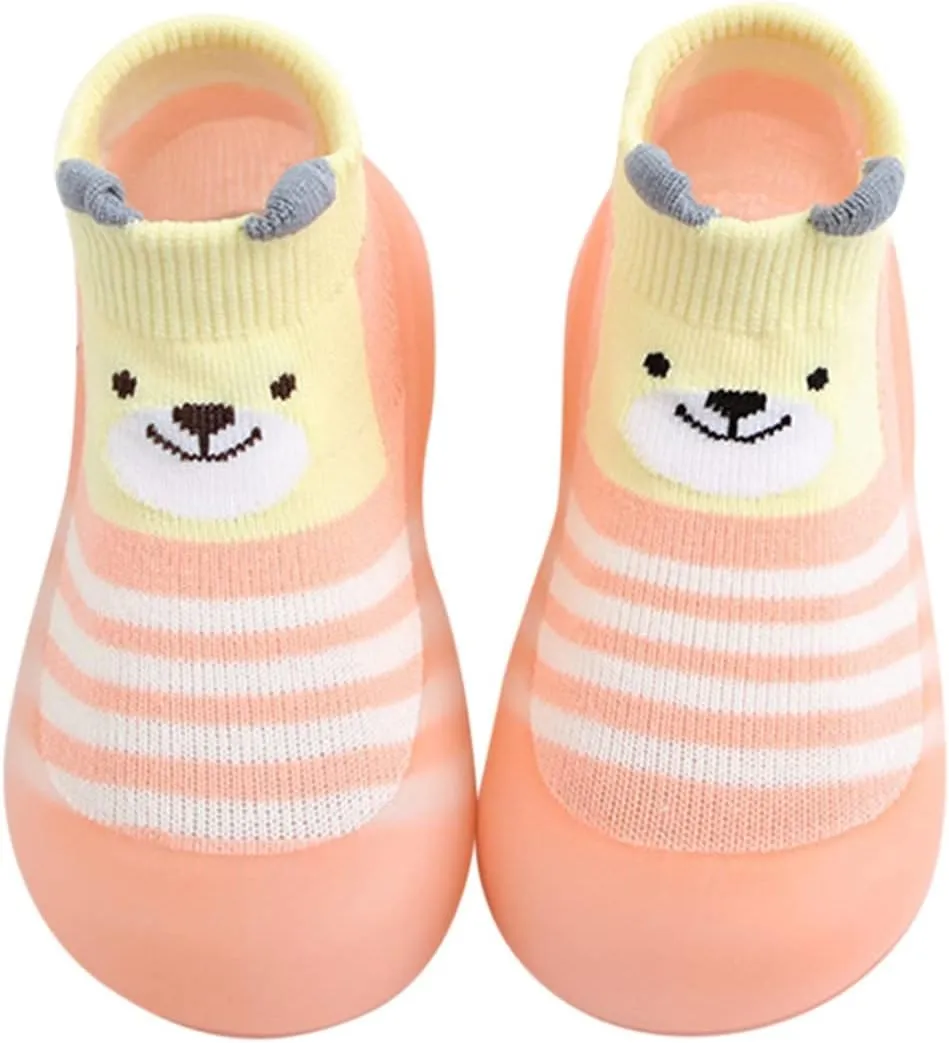 Cute Baby Walking Shoes Baby Breathable Duck Soft Rubber Sole Shoes Indoor and Outdoor Floor Socks Non-Slip Sock