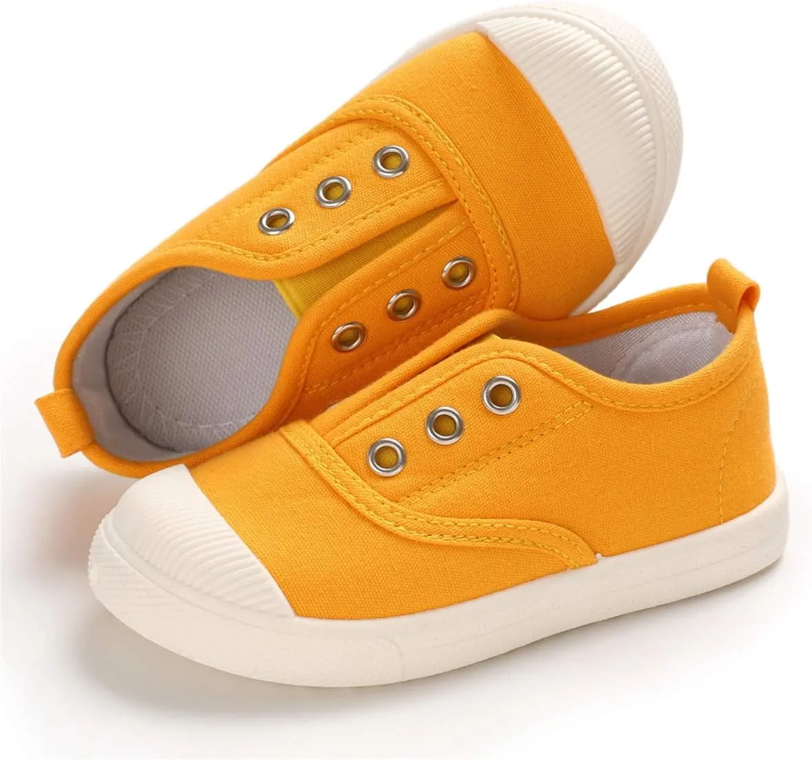 E-FAK Toddler Shoes Boys Girls Canvas Sneaker Slip-On Kids Shoes Light Weight Fashion Casual Running Shoes(Toddle/Little Kids/Baby)