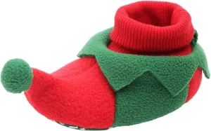 EnJoCho Baby Shoes Girl Infant Toddle Footwear Winter Warm Floor Shoes Soft Sole Indoor Warm Christmas Toddler (B, 6-12 Months)