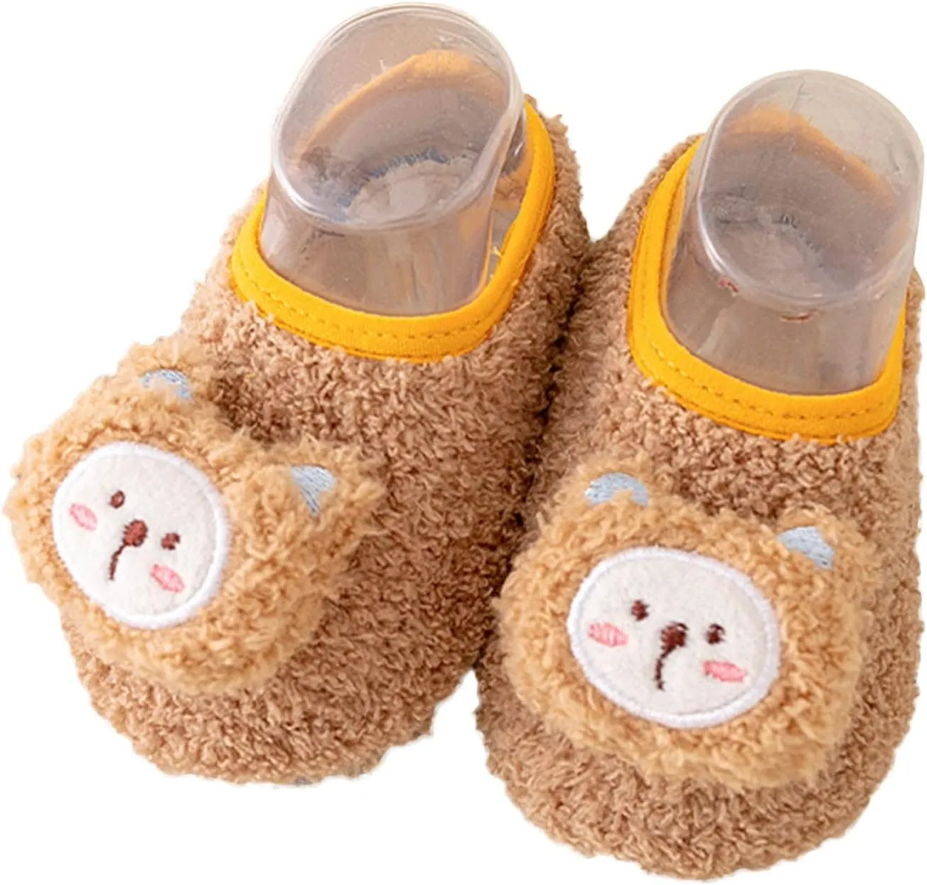 EnJoCho Kids Sandals Infant Toddler Shoes Boys Girls Baby Shoes Soft Sole Slip On Shoes Animal Decorate (Coffee, 0-6 Months)
