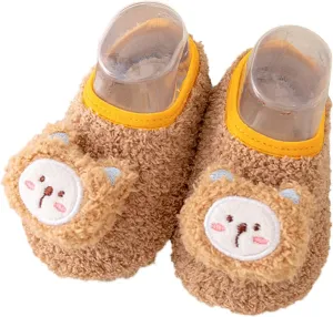EnJoCho Kids Sandals Infant Toddler Shoes Boys Girls Baby Shoes Soft Sole Slip On Shoes Animal Decorate (Coffee, 0-6 Months)