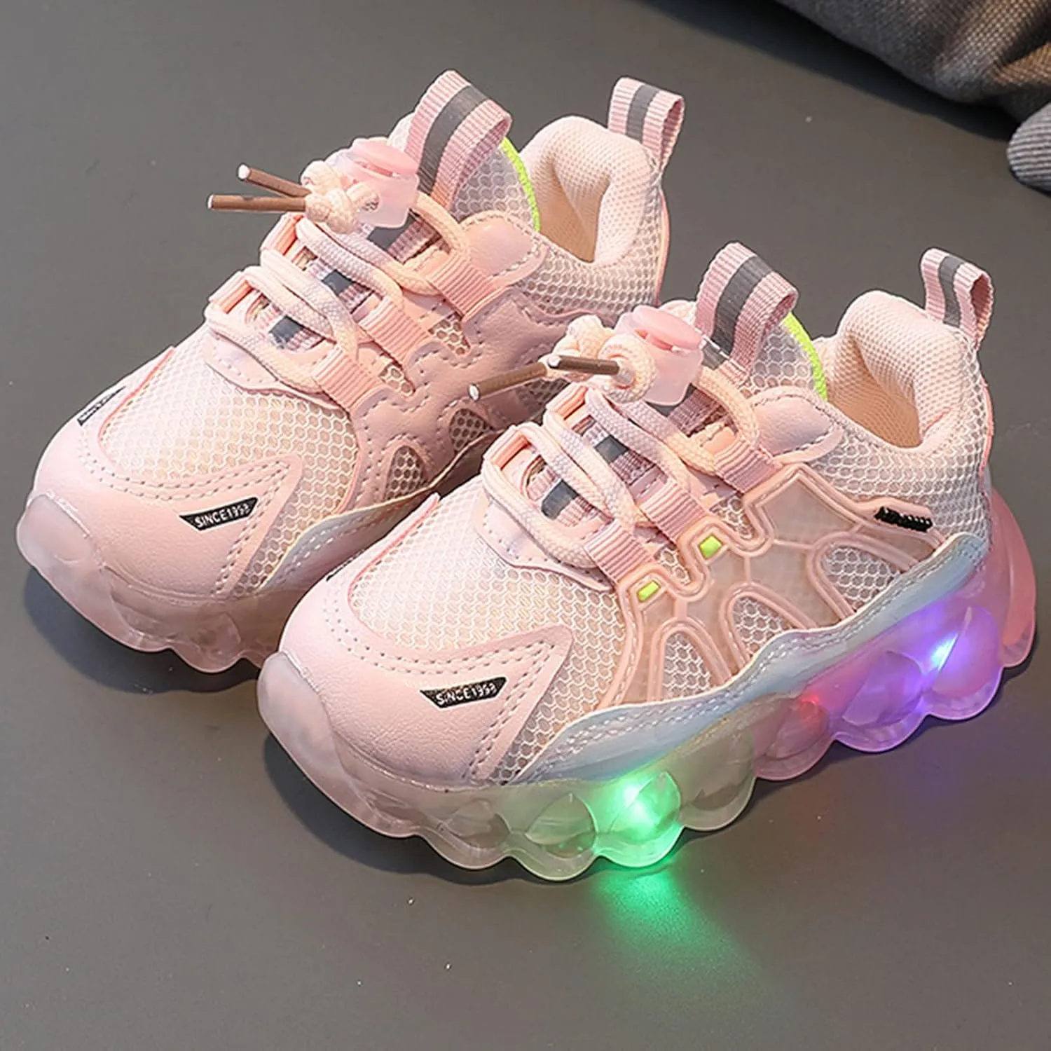Fashion Light On LED Baby Shoes Casual Children Shoes Boy Sport Shoes Soft Sole Kids Sport Shoes Slip on