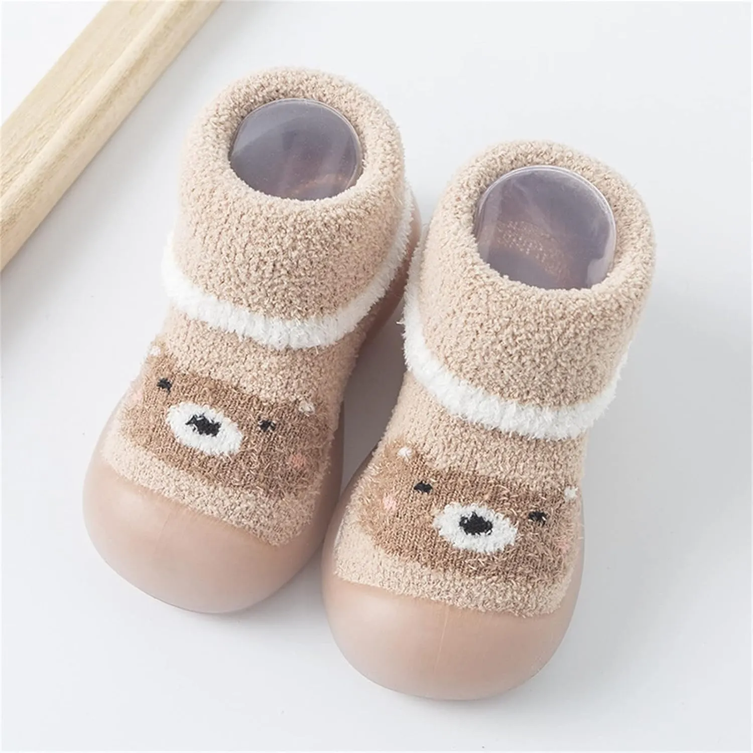 First Walking Shoes Baby Shoes Boys Girls Non Slip Soft Sole Sneakers Lightweight Infant Slip-On Sneakers