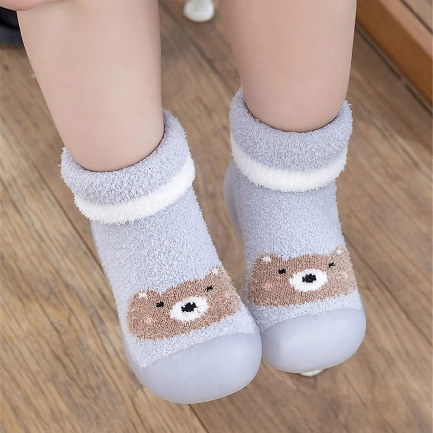 First Walking Shoes Baby Shoes Boys Girls Non Slip Soft Sole Sneakers Lightweight Infant Slip-On Sneakers