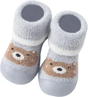 First Walking Shoes Baby Shoes Boys Girls Non Slip Soft Sole Sneakers Lightweight Infant Slip-On Sneakers