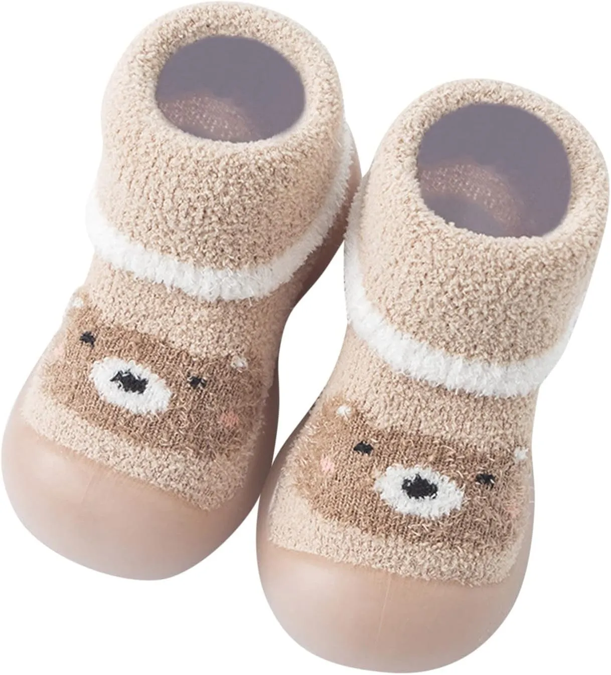 First Walking Shoes Baby Shoes Boys Girls Non Slip Soft Sole Sneakers Lightweight Infant Slip-On Sneakers