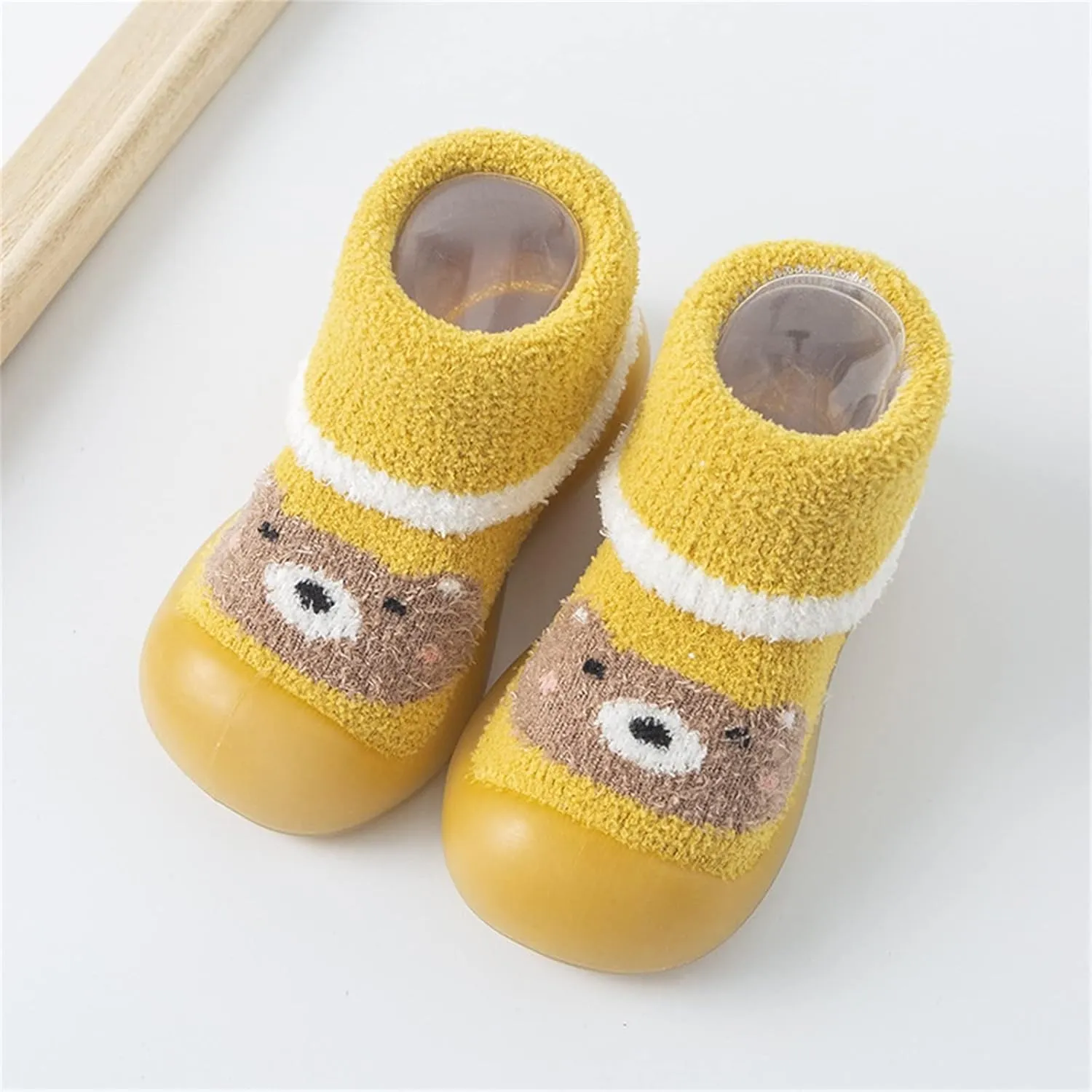 First Walking Shoes Baby Shoes Boys Girls Non Slip Soft Sole Sneakers Lightweight Infant Slip-On Sneakers