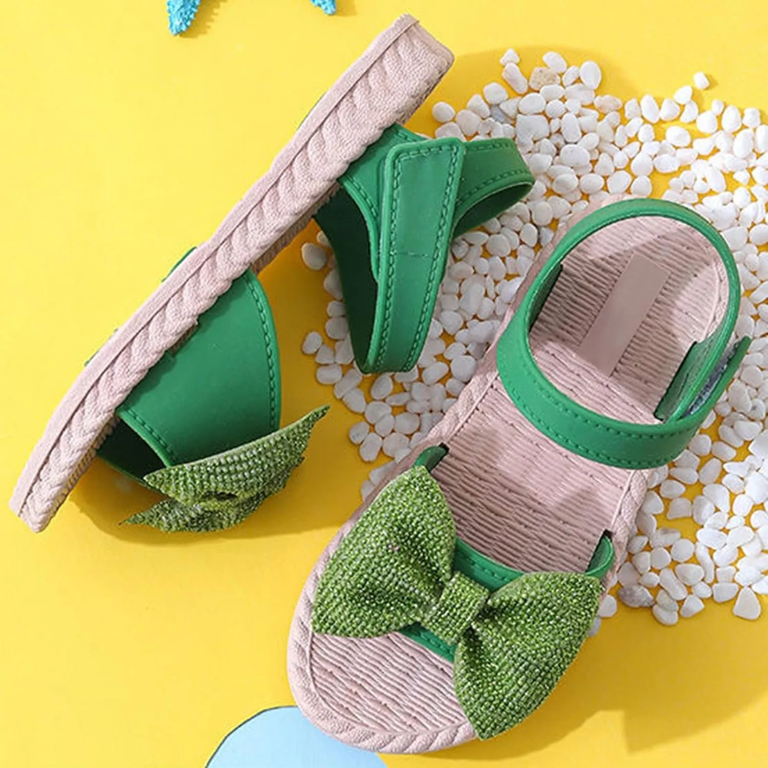 Fuzzy Sandals Girls Toddler Kids Infant Girls Soild Bowknot Princress Shoes Soft Sole Slipper Socks Baby Girl