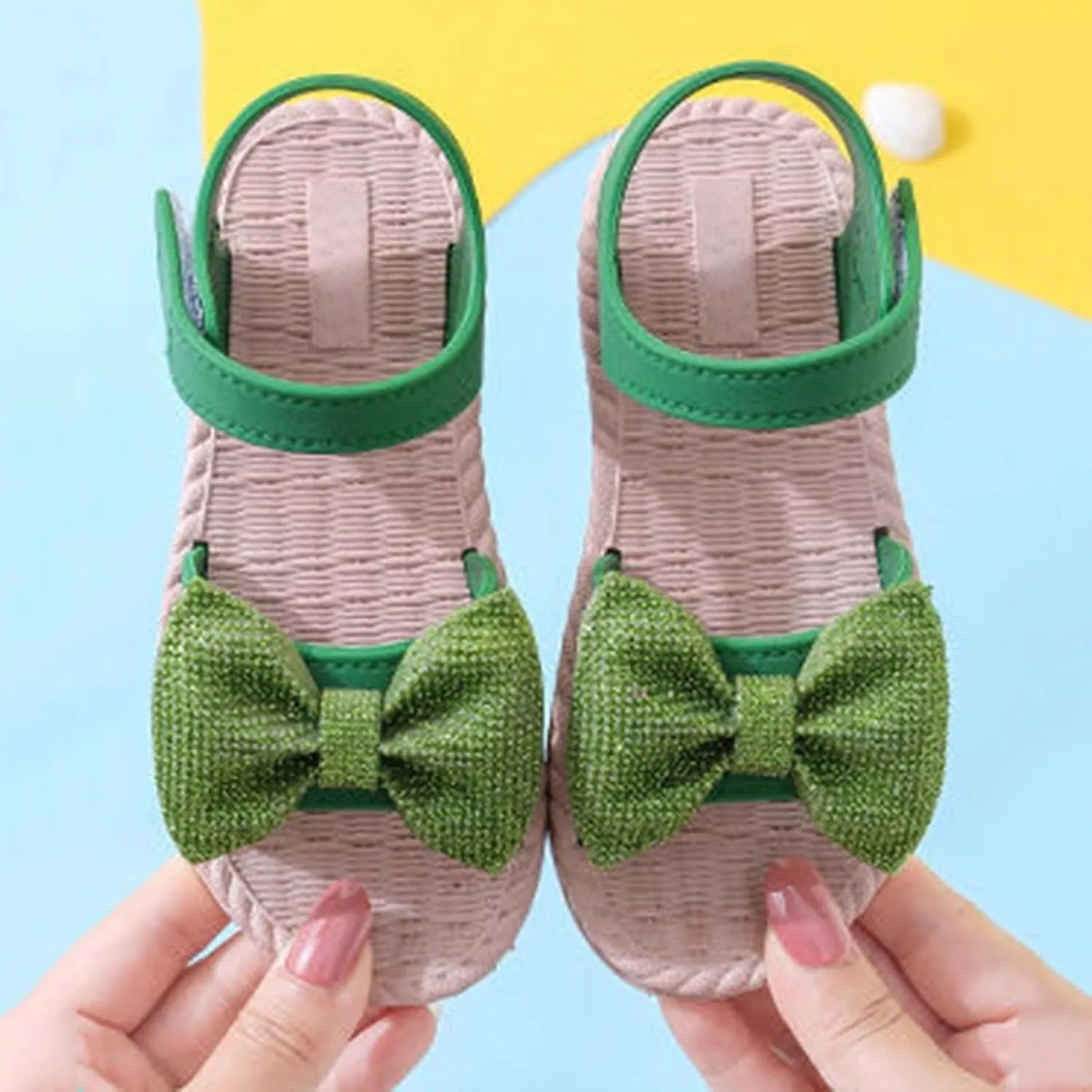 Fuzzy Sandals Girls Toddler Kids Infant Girls Soild Bowknot Princress Shoes Soft Sole Slipper Socks Baby Girl