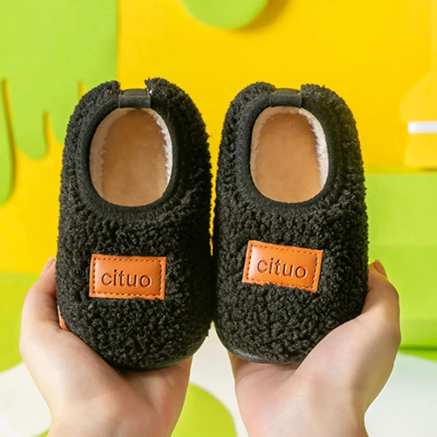 Girl Shoes for Toddlers Childrens Girl Cotton Shoes Solid Color Fashion Soft Sole Winter Hot Chocolate Toddler Shoes