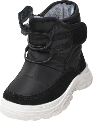 Girls Boys Plush Soft Sneaker Boot Slip esistant Outdoor Warm Snow Day Soft Sole Breathable Sports Ankle Shoes