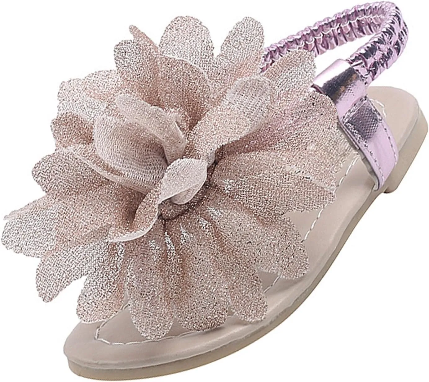 Girls Sandals Bohemian Flower Baby Shoes Fashion Soft Sole Student Sandals Dress for Girls Little