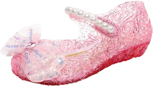 Girls Sandals Fashion New Pattern Cute Bow Decoration Soft Sole Comfortable Hook Loop Shoes Beach Kids Shoes