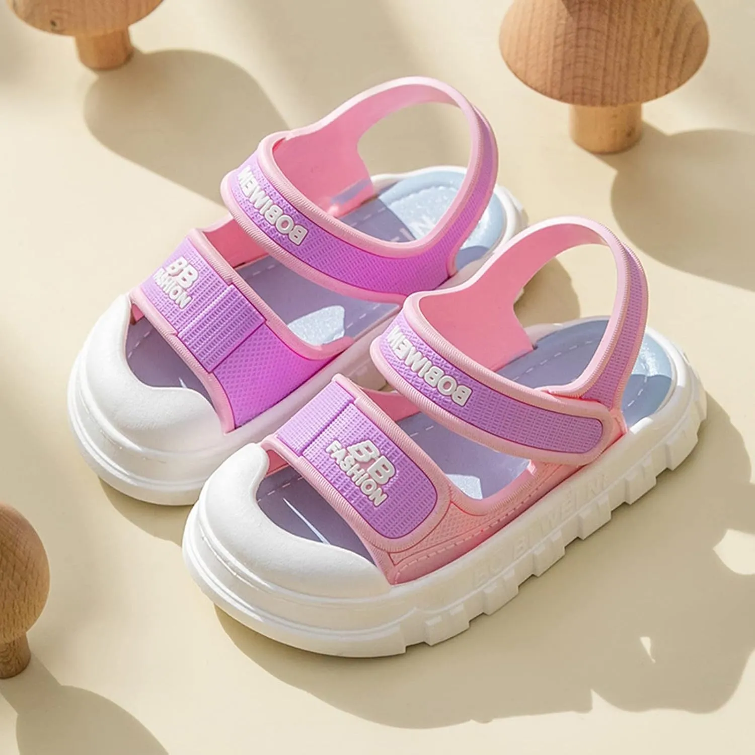 Girls Sandals New Children Sandals Summer Girls Nonslip Soft Sole Cartoon Baby Sandals Slippers Toddler Girl