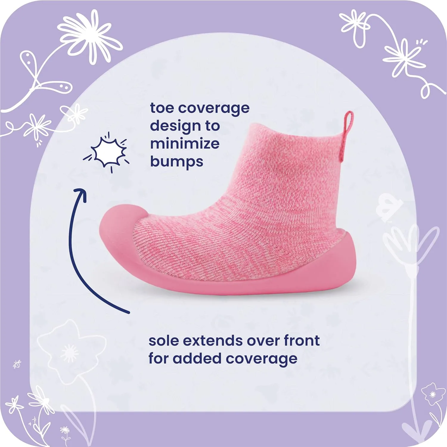 Goldbug The Denver Non-Slip Sock Shoes for Early Walkers with Natural Foot Development