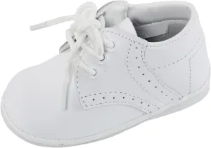 iGirlDress Baby Boys White Oxford Christening Shoes Size 3