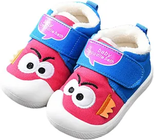 Infant Baby Boy Girl Sneakers Fall and Winter Soft Sole Non Slip Padded Cotton Shoes Infant Size 5 Shoes Boys