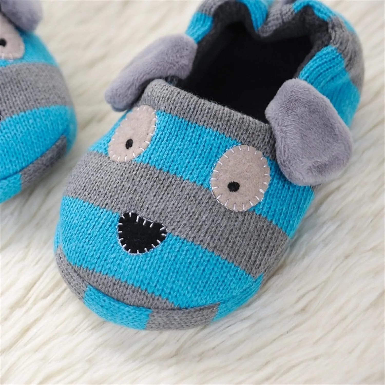 Infant Baby Boys Girls Slipper Soft Sole Non Slipper Sneaker Toddler First Walking Cirb House Shoes