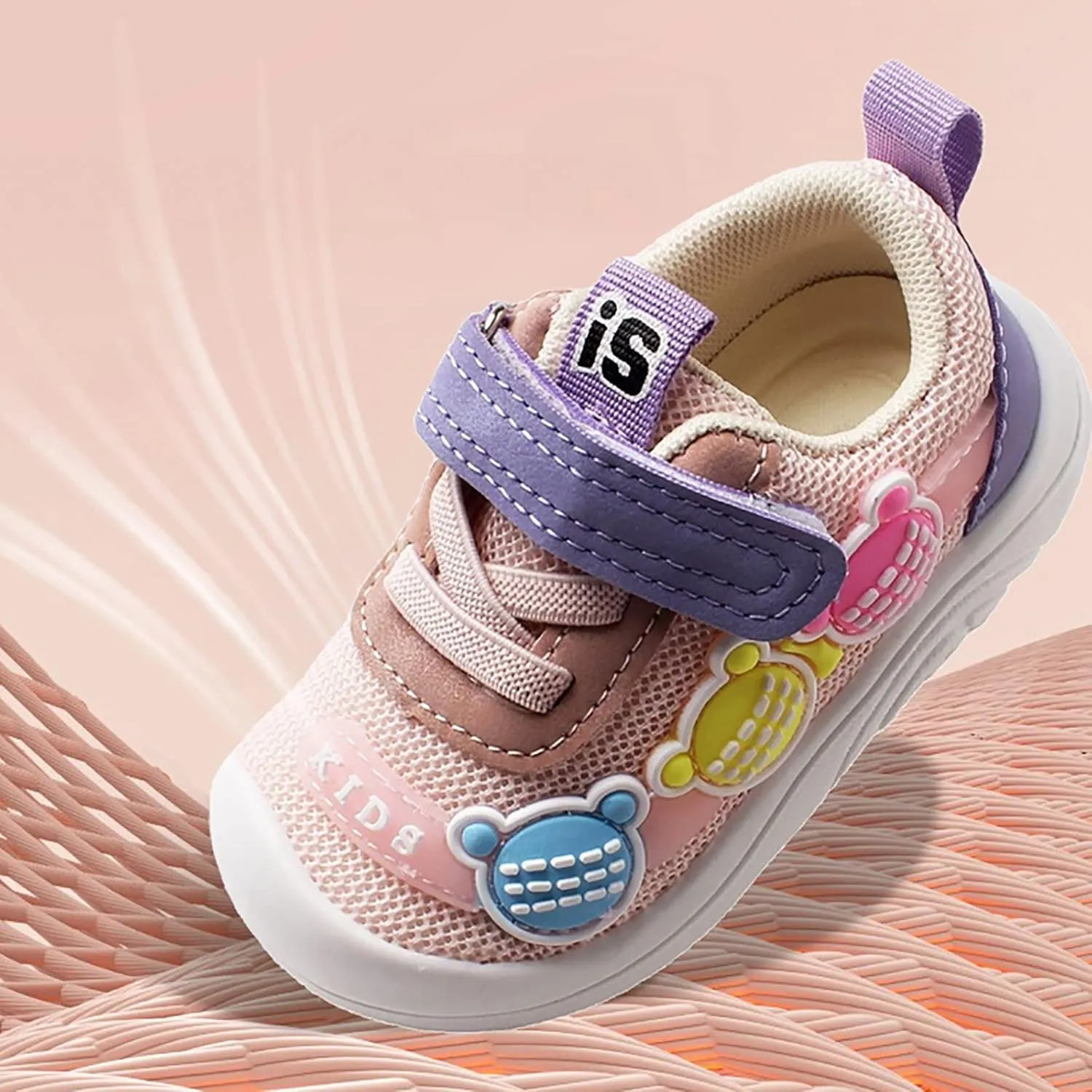 Infant Baby Boys Girls Sneaker Leather Soft Sole Non-Slip Outdoor Toddler Casual Shoes First Walking Athletic