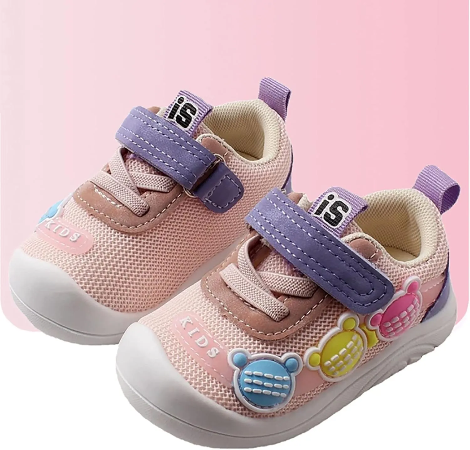 Infant Baby Boys Girls Sneaker Leather Soft Sole Non-Slip Outdoor Toddler Casual Shoes First Walking Athletic