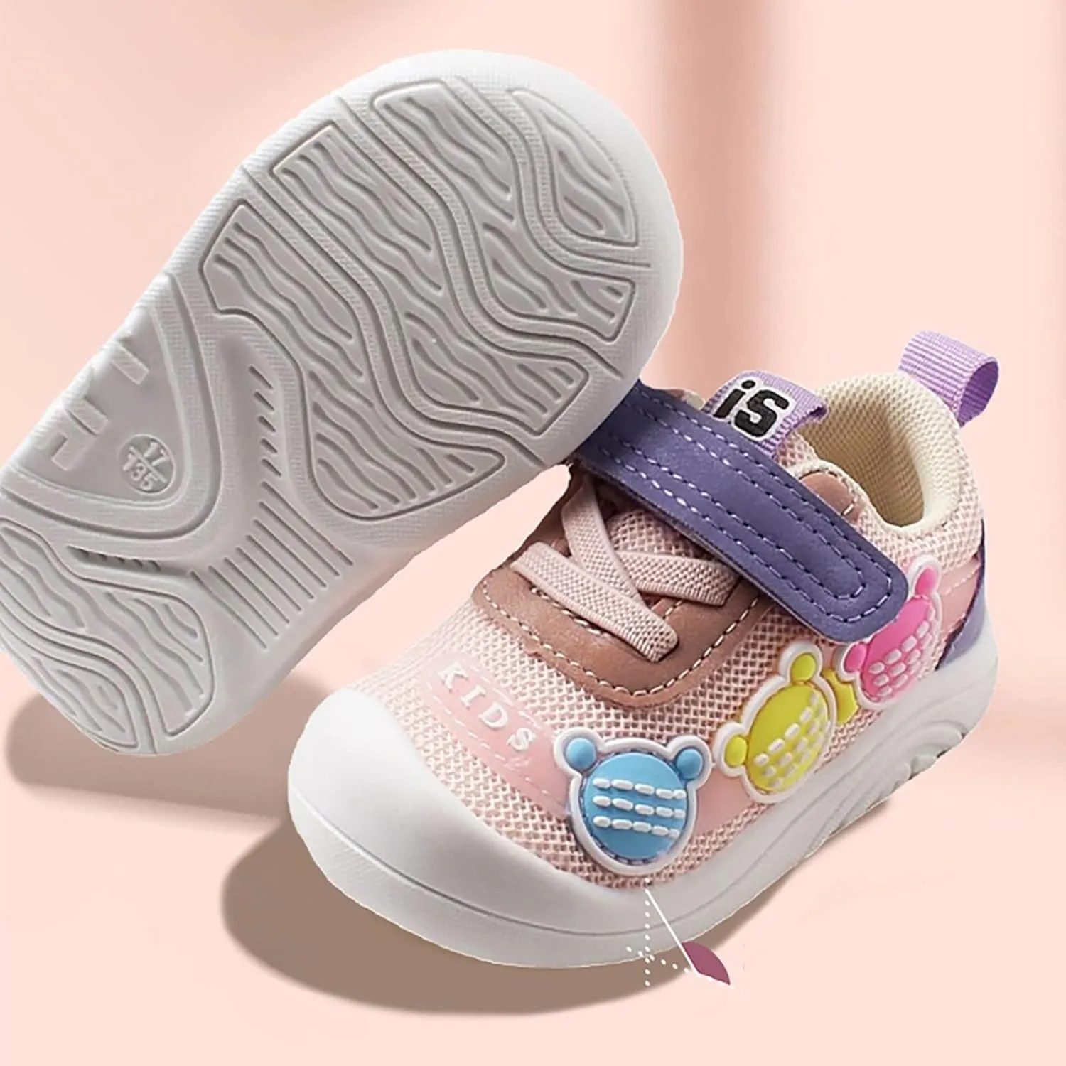 Infant Baby Boys Girls Sneaker Leather Soft Sole Non-Slip Outdoor Toddler Casual Shoes First Walking Athletic