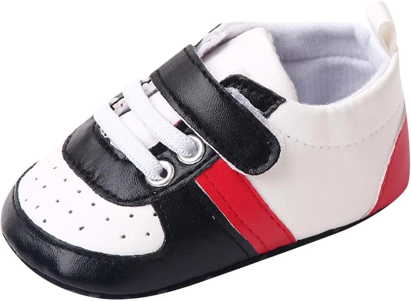 Infant Baby Color Matching Prewalker Sneakers Toddler Boys Girls Anti-Slip Soft Sole Lightweight First Step Shoes