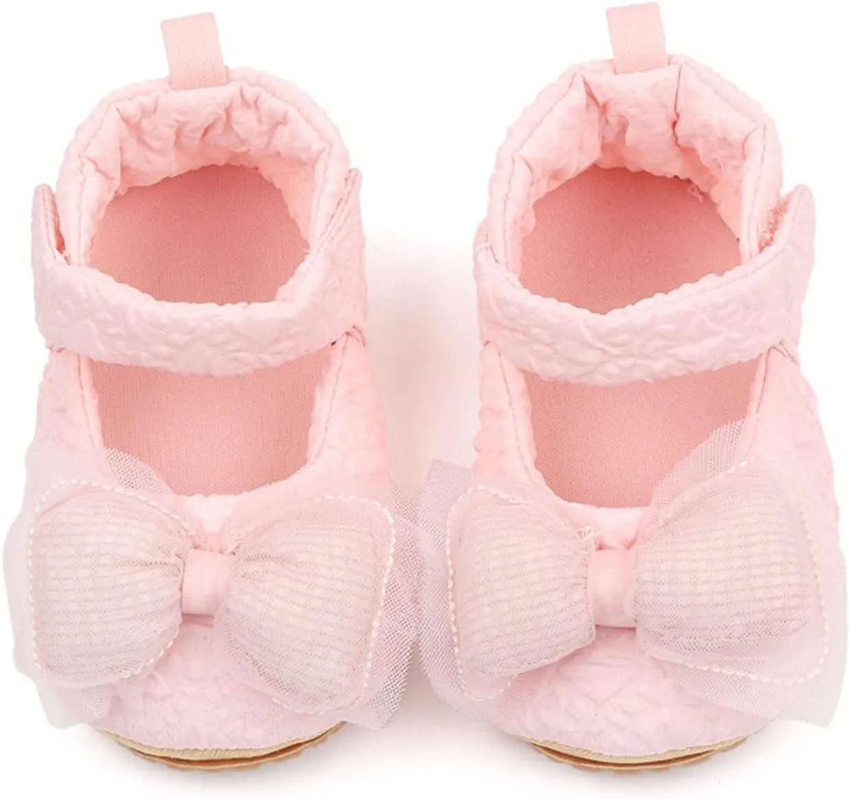 Infant Baby Newborn Sneakers Girls Cute Bow Cartoon Shoes Walking Shoes Flat Shoes Dress Shoes Crib Shoes