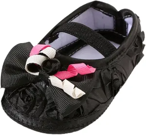 Infant Baby Shoes Soft Sole Toddler Shoes Pearl Dress Flower Princess Shoes