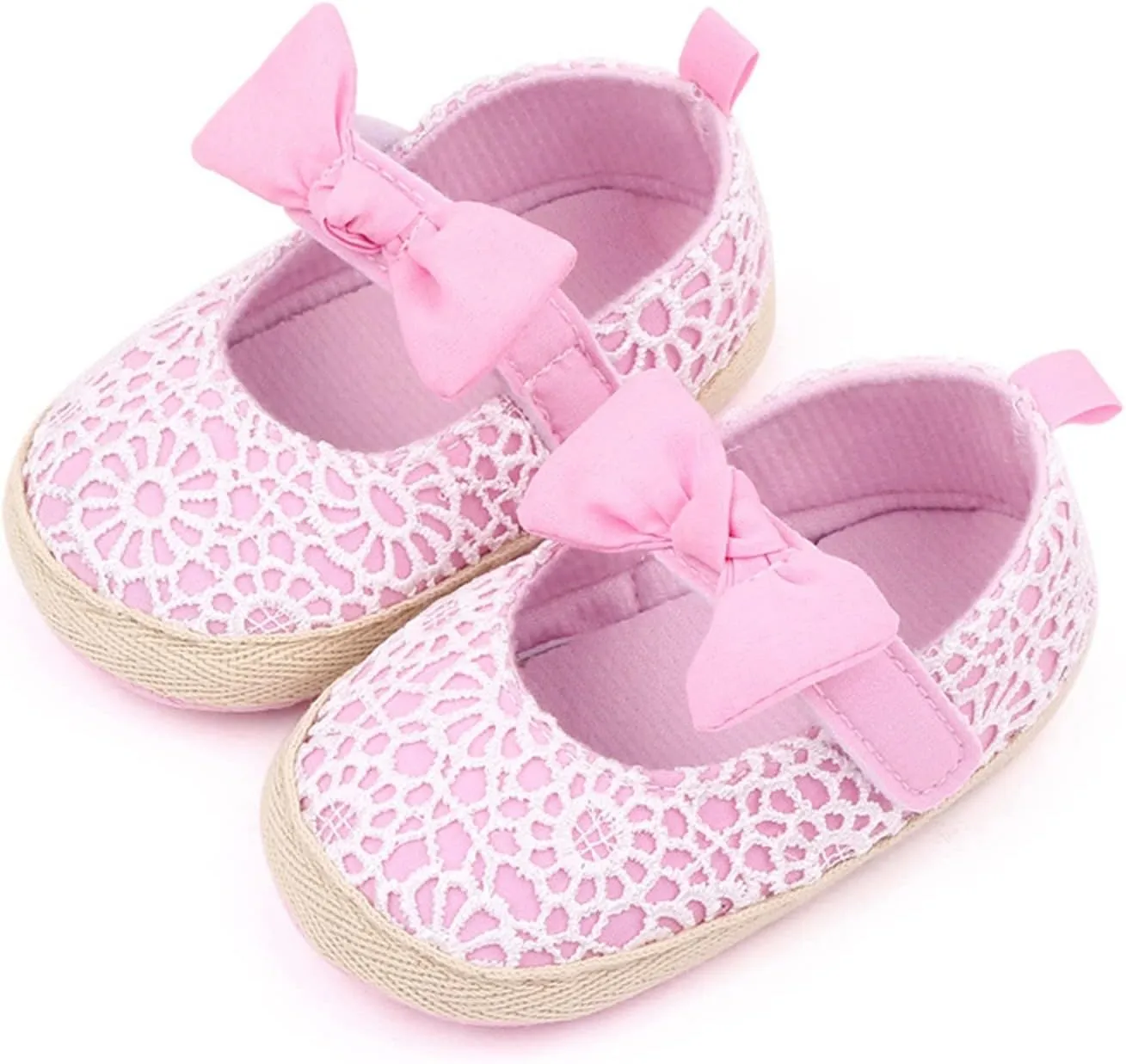 Infant Boys Baby Newborn Sneakers Girls Cute Bow Lace Walking Shoes Flat Shoes Soft Sole Princess Toddler Shoes Baby Shoes