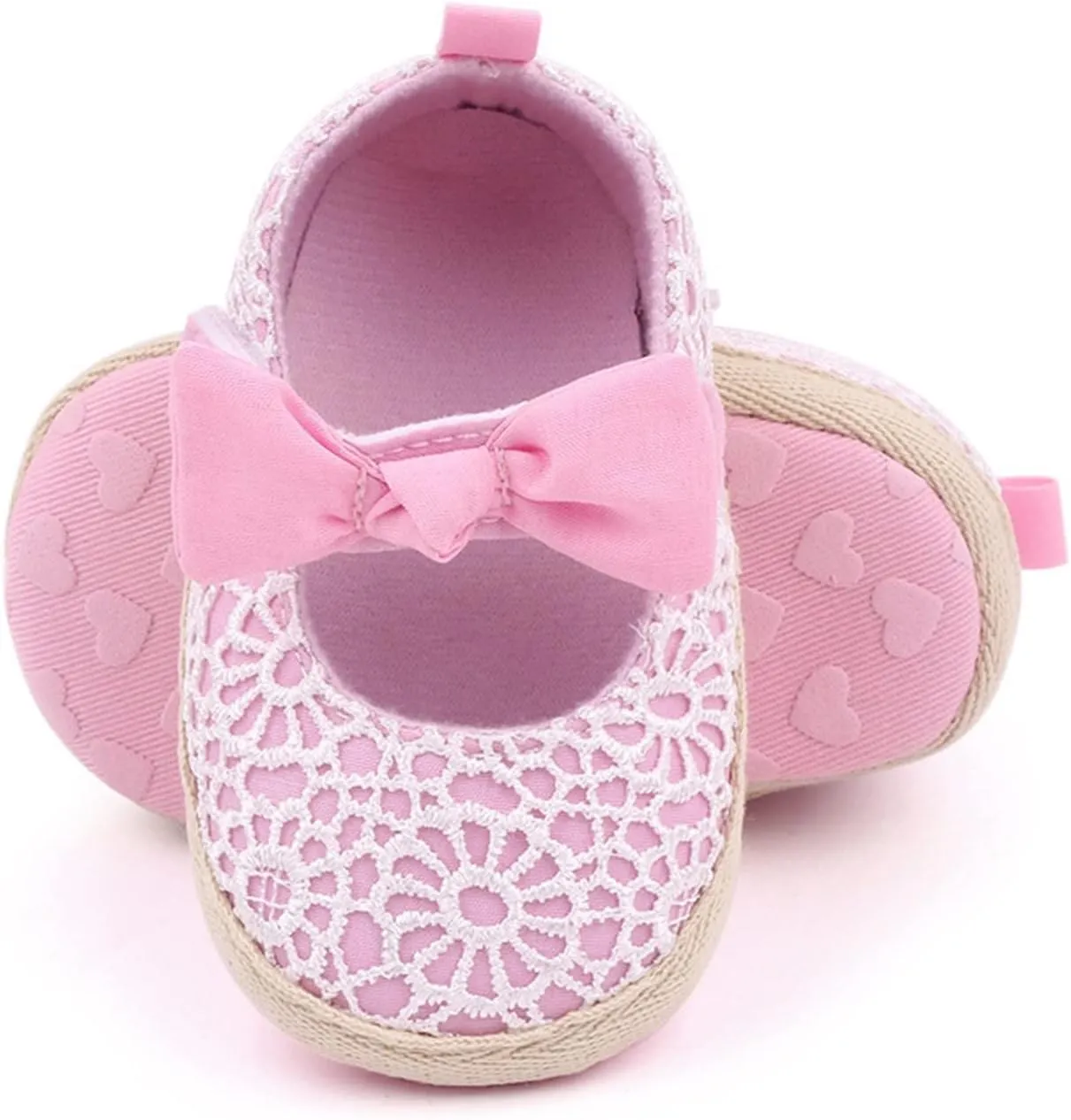 Infant Boys Baby Newborn Sneakers Girls Cute Bow Lace Walking Shoes Flat Shoes Soft Sole Princess Toddler Shoes Baby Shoes