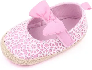 Infant Boys Baby Newborn Sneakers Girls Cute Bow Lace Walking Shoes Flat Shoes Soft Sole Princess Toddler Shoes Baby Shoes